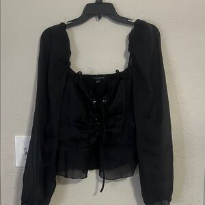 Elegant Black Women's Top